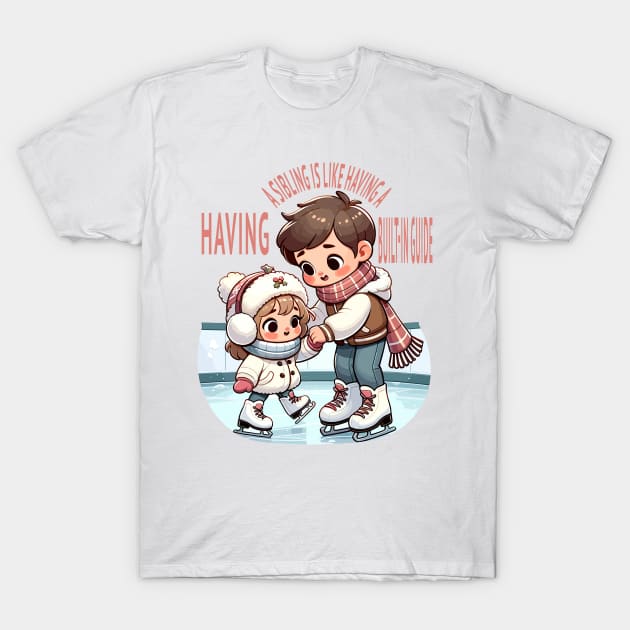 Sibling Skating Guide: Built-in Support T-Shirt by maknatess